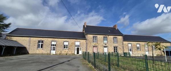 LA CORNUAILLE LOT n°1  D'UNE ANCIENNE ÉCOLE 270 M² COUR PRÉAU JARDIN SUR UNE PARCELLE DE 1 000 m²