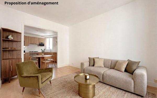 Appartement à vendre    2 pièces • 44,21 m2 Vanves