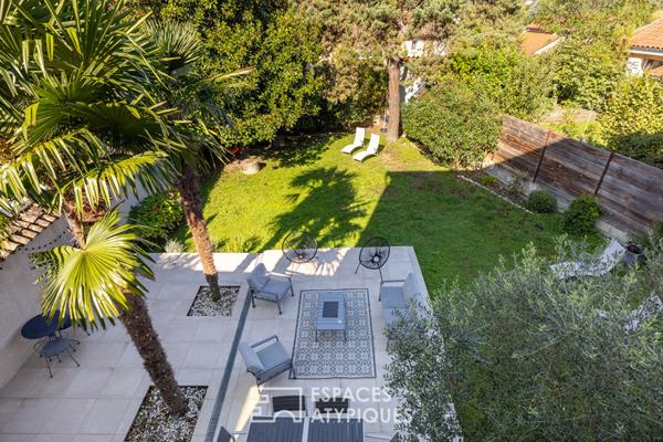 Ancienne ferme rénovée avec extension contemporaine