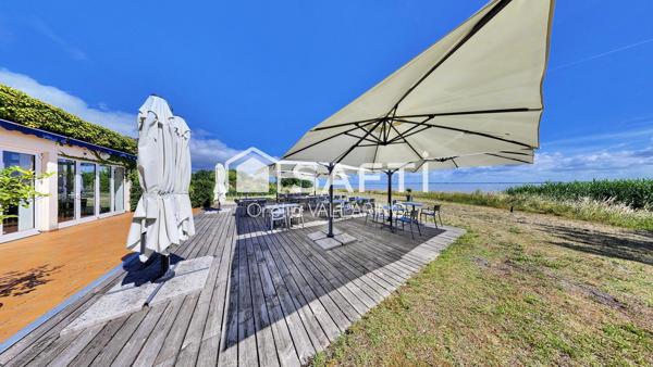 Restaurant avec vue exceptionnelle sur l'estuaire