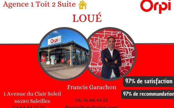 Appartement à louer    2 pièces • 65,86 m2 Perpignan