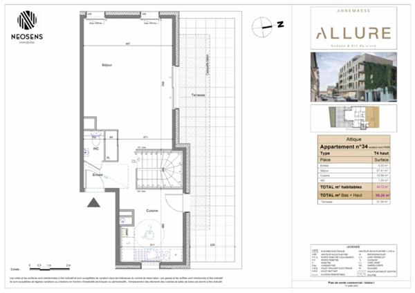 Appartement à vendre 4 pièces ANNEMASSE (74)