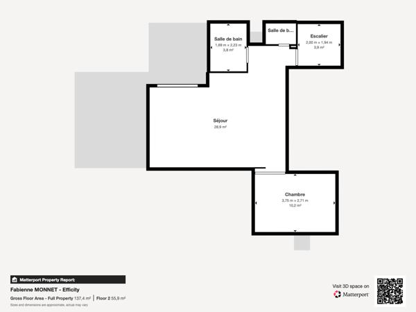 Appartement 5 pièces - 105 m² Exclusivité efficity