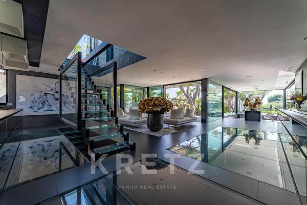 Prestigieuse villa d'architecte vue mer
