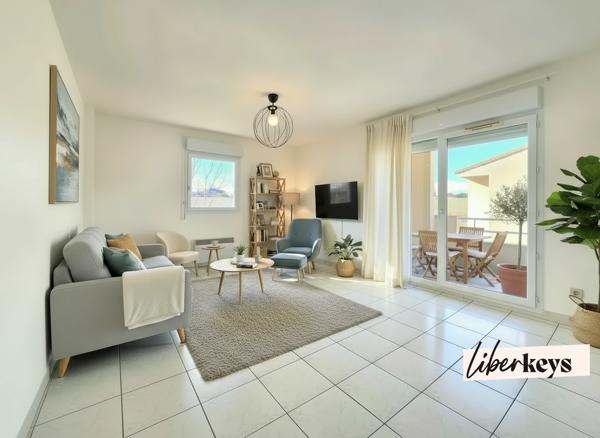 Appartement T2 avec terrasse et place de parking en sous sol