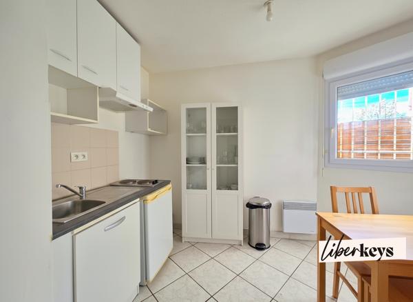 Appartement T2 avec terrasse et place de parking en sous sol