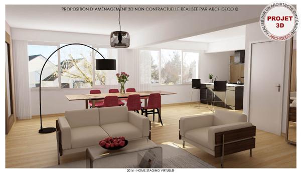 Appartement Angers de 3 chambres de  99.34 m2 a Angers proche Clinique de l Anjou avec  stationnement