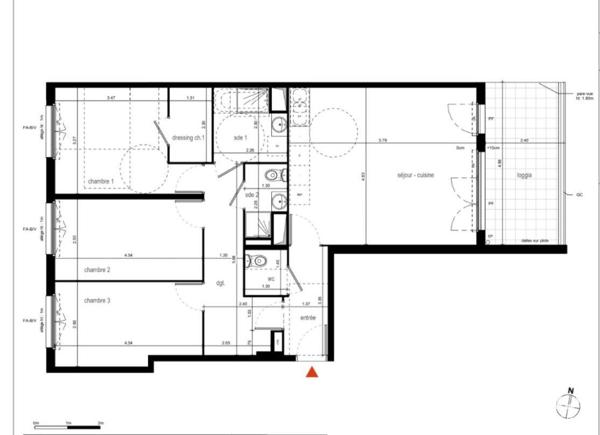 Appartement à vendre 4 pièces 88 m² Créteil