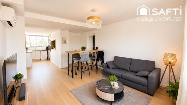 Superbe T2 rénové de 57m² exposé Sud, Ajaccio