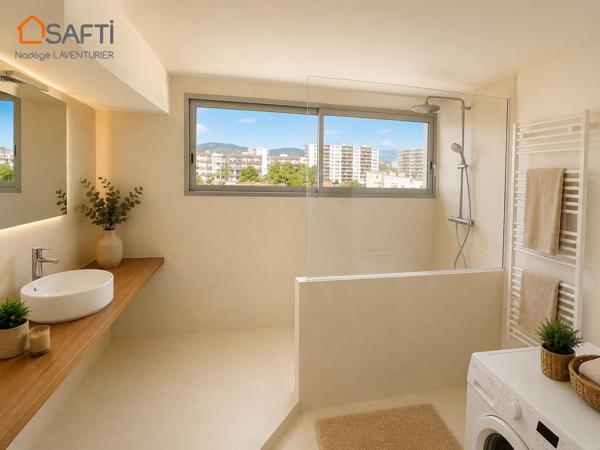 Superbe T2 rénové de 57m² exposé Sud, Ajaccio