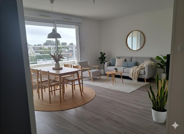 Appartement 3 pièce(s) 2 chambre(s) 64.23 m²