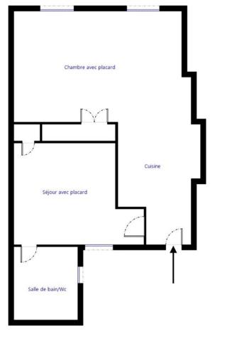 Appartement T2 T3 42m2