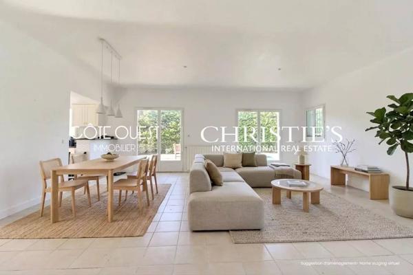 À vendre Bidart - Maison de plain-pied proche Biarritz avec piscine, jardin paysagé et 4 chambres
