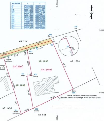 Vente Terrain753 m² - SAINT FRANCOIS (97118)