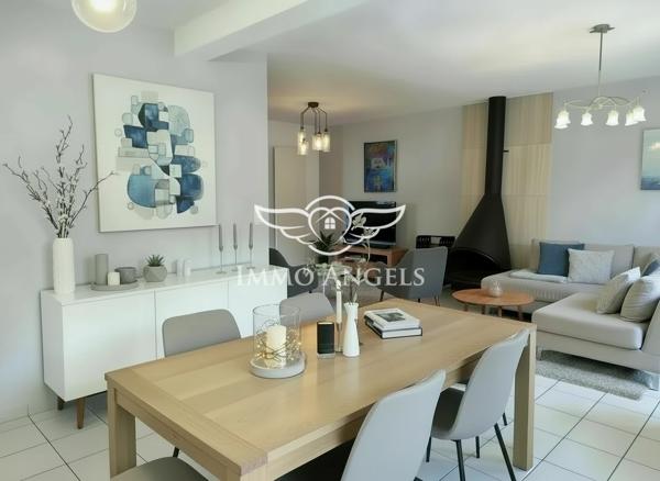 Maison d’architecte 179 m² – 4 chambres, jardin et studio indépendant -La Jonelière / Université