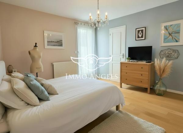 Maison d’architecte 179 m² – 4 chambres, jardin et studio indépendant -La Jonelière / Université