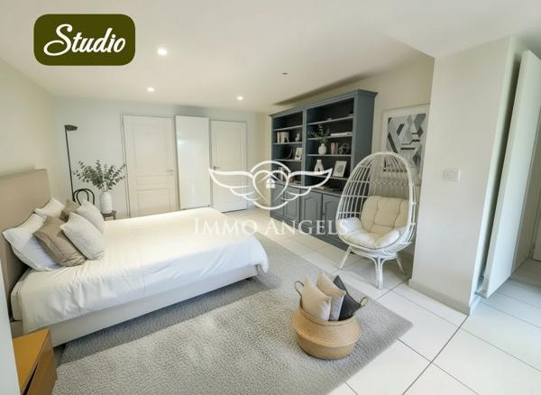 Maison d’architecte 179 m² – 4 chambres, jardin et studio indépendant -La Jonelière / Université