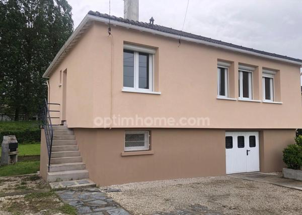 Maison individuelle rénovée – 2 chambres + bureau / chambre d’appoint – Jardin, garage et sous-sol complet – Charleville-Mézières