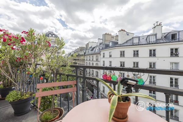 Paris 10ème - Poissonnière - 3 pièces - 64,67 m2 Loi Carrez - Balcons