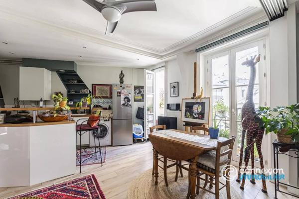 Paris 10ème - Poissonnière - 3 pièces - 64,67 m2 Loi Carrez - Balcons