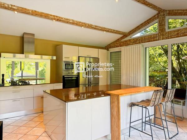 CAUDERAN BORDEAUX Maison de PLAIN PIED en pierre rénovée & agrandie