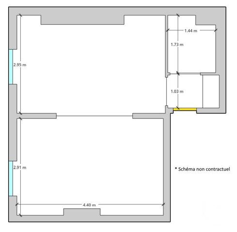 Appartement F2 à vendre  2 pièces - 30,22 m2 PARIS - 75014