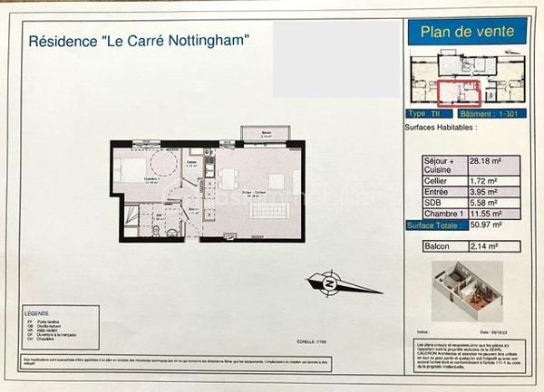 Appartement de 70 m²