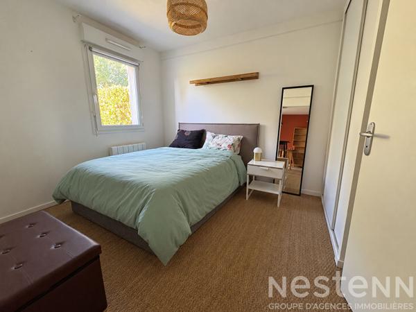 À LOUER À BRECH ? T2 meublé 44m² avec jardin, terrasse et parking