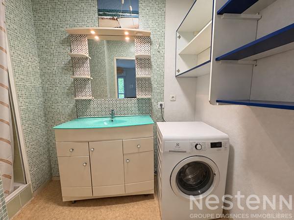 À LOUER À BRECH ? T2 meublé 44m² avec jardin, terrasse et parking