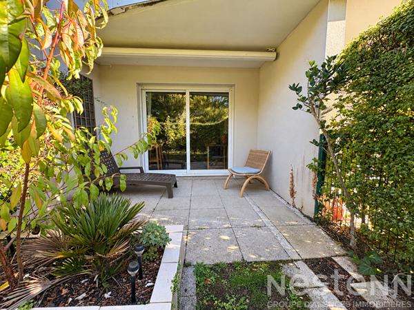 À LOUER À BRECH ? T2 meublé 44m² avec jardin, terrasse et parking