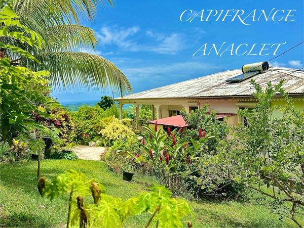 ❤️COUP DE COEUR❤️ À VENDRE – 🌿Propriété bioclimatique avec vue mer exceptionnelle à LE ROBERT (972)