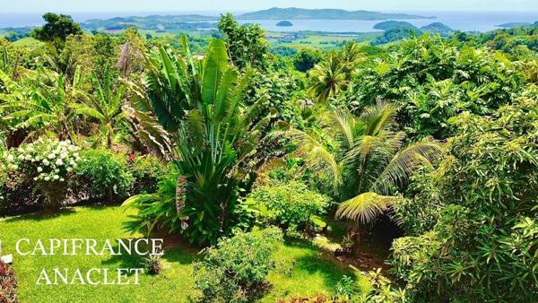 ❤️COUP DE COEUR❤️ À VENDRE – 🌿Propriété bioclimatique avec vue mer exceptionnelle à LE ROBERT (972)