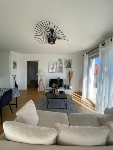 T2 lumineux de 55 m² avec deux balcons sans vis-à-vis ? Résidence de 2020 à Avrillé