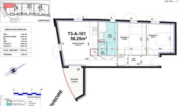 Appartement à vendre 3 pièces 56 m² Aix-en-Provence