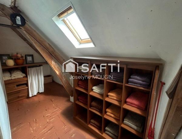 Liomer, maison 4 chambres, dépendances, garage et jardin.