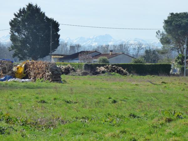 Terrain à batir 1 400 m², au calme, vue pyrénées