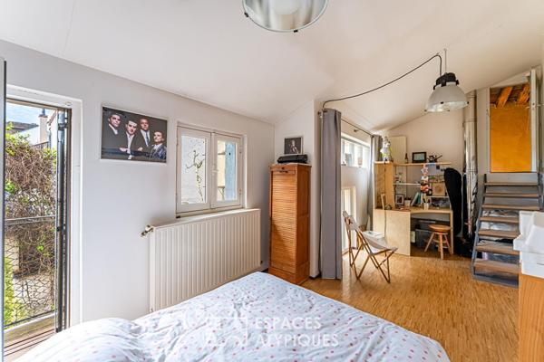 Ancienne corps de ferme rénové par un architecte dans le centre historique de Rueil-Malmaison