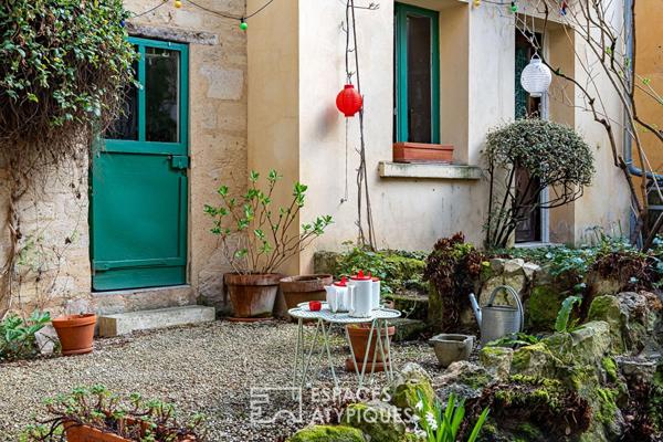 Ancienne corps de ferme rénové par un architecte dans le centre historique de Rueil-Malmaison