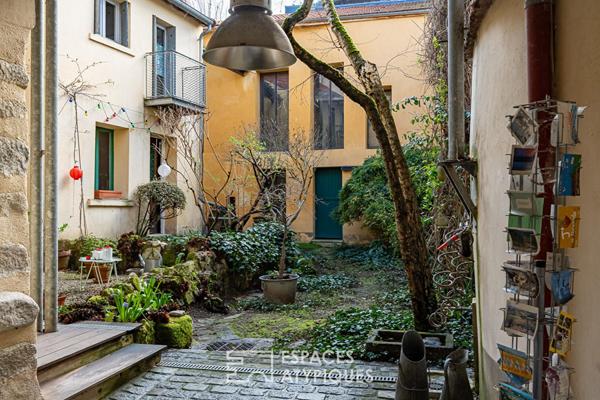 Ancienne corps de ferme rénové par un architecte dans le centre historique de Rueil-Malmaison