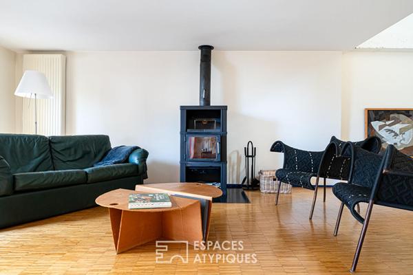 Ancienne corps de ferme rénové par un architecte dans le centre historique de Rueil-Malmaison