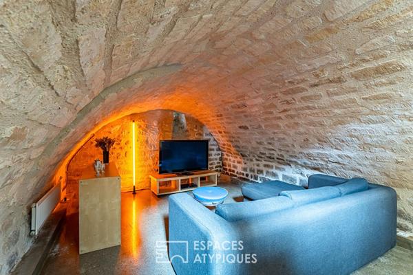 Ancienne corps de ferme rénové par un architecte dans le centre historique de Rueil-Malmaison