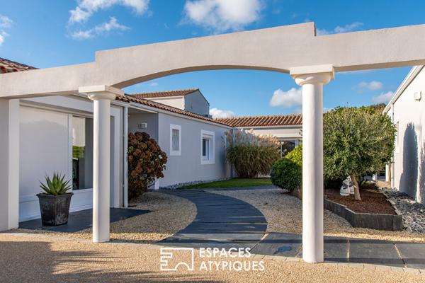 Villa de plain-pied avec vue mer panoramique