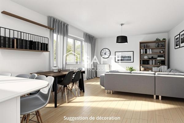 Appartement T4 de 92 m² proche commerces écoles et bus