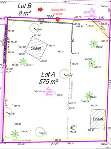 Terrain à batir de 575,00 m² NANGY (74)