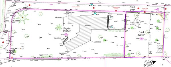 Terrain à batir de 575,00 m² NANGY (74)