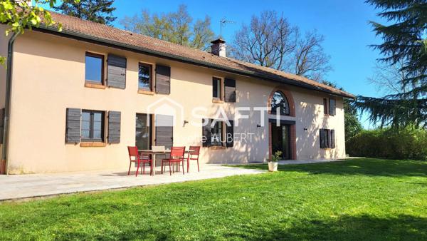 Exclusivité : superbe domaine au cœur de la Dombes