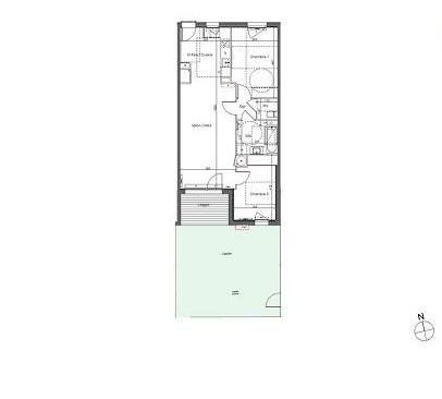 Appartement 3 pièces - 67 m²