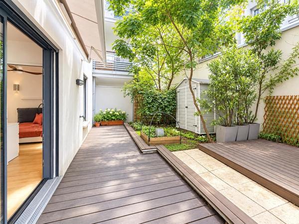T2 avec terrasse et jardin de 46 m²