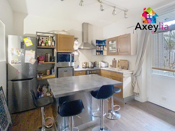 Roanne (42300) A VENDRE- ROANNE PROCHE GARE- APPARTEMENT T4 EN REZ-DE-JARDIN