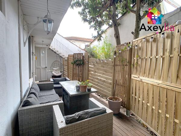 Roanne (42300) A VENDRE- ROANNE PROCHE GARE- APPARTEMENT T4 EN REZ-DE-JARDIN